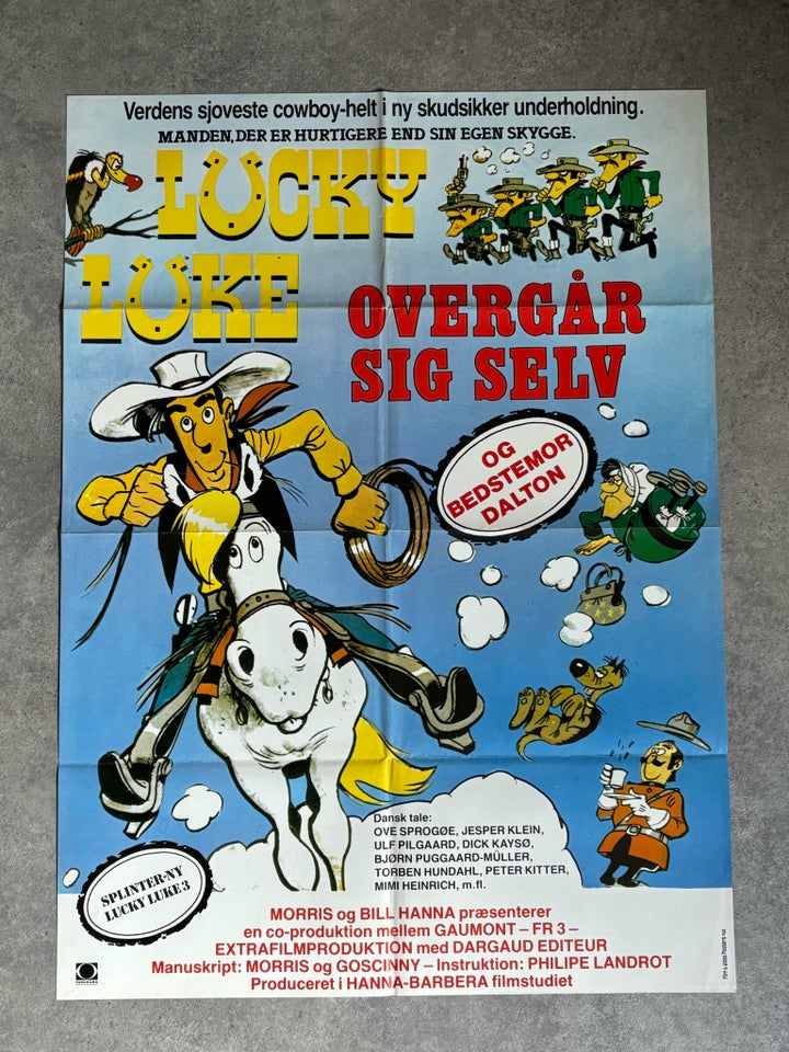 Filmplakat Lucky luke motiv: