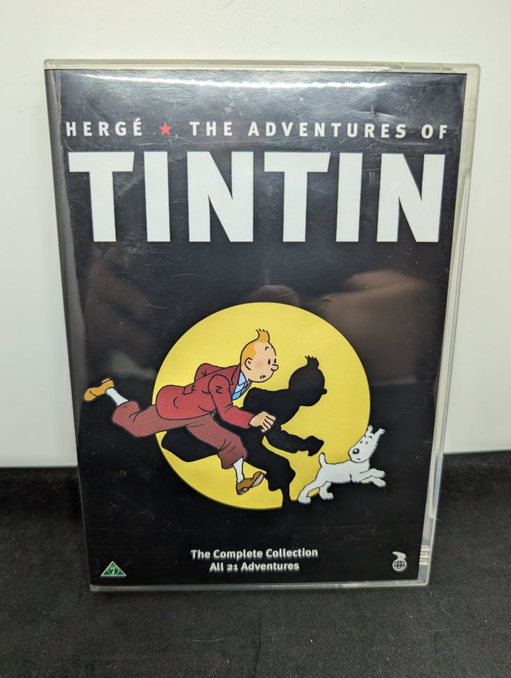 Tintin boks, DVD, tegnefilm