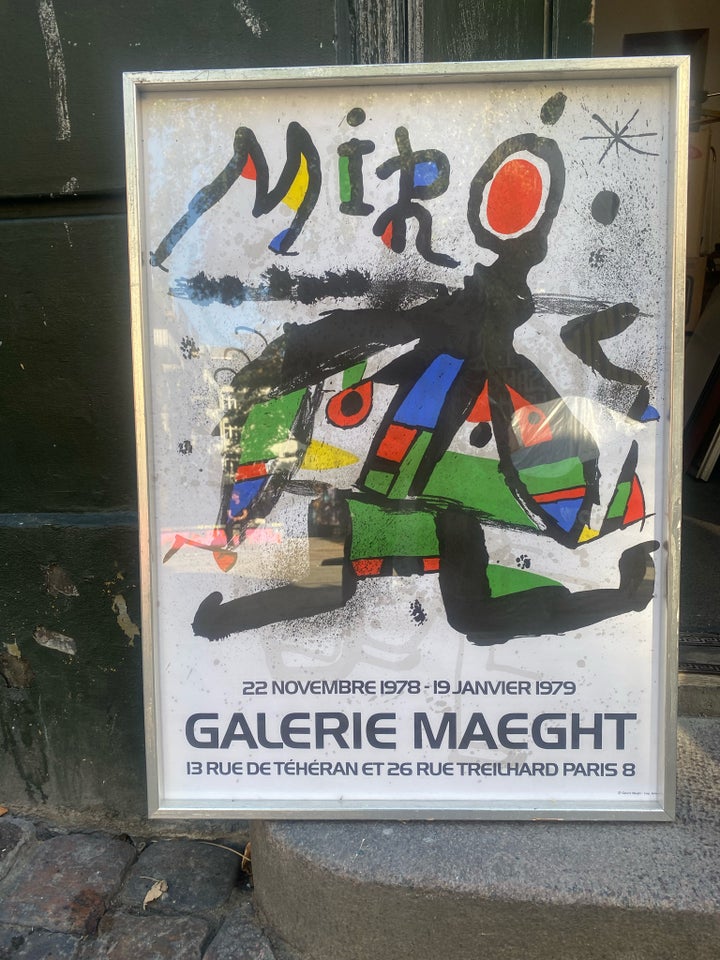 Litografisk plakat, Miro, motiv: