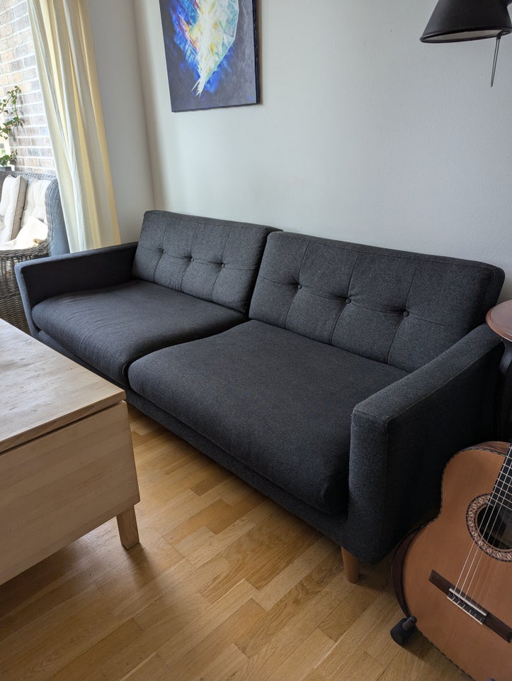 Sofa, uld, 3 pers.