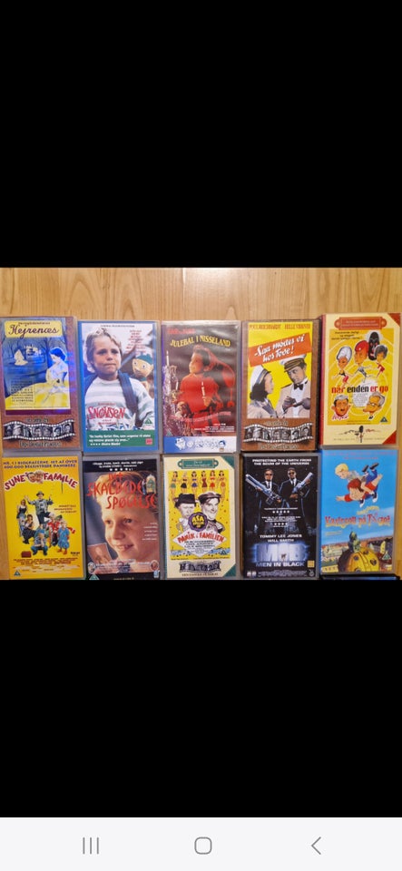 Familiefilm, VHS-Jurassic park,