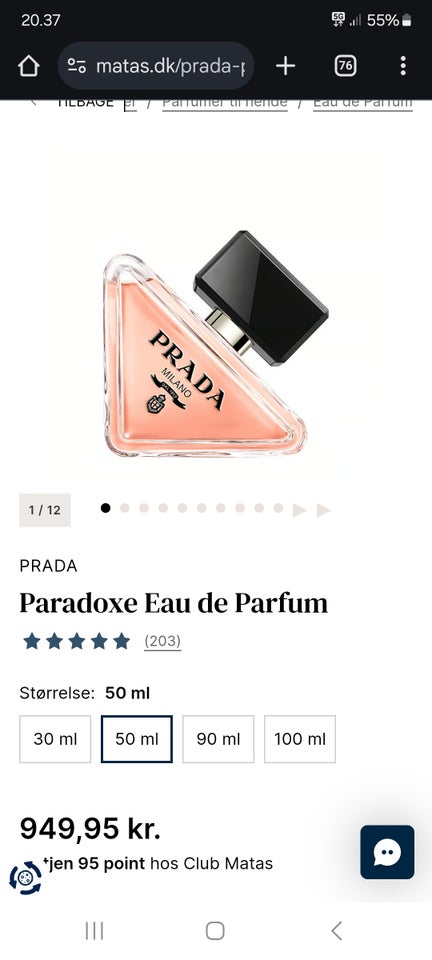 Dameparfume, Eau de Parfum , Prada