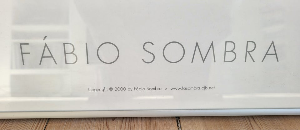 Indrammet plakat Fabio Sombra