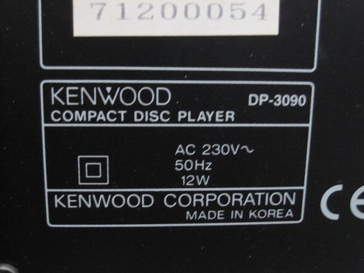 CD afspiller, Kenwood, DP-3090