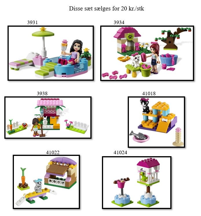 Lego Friends 3921 3934