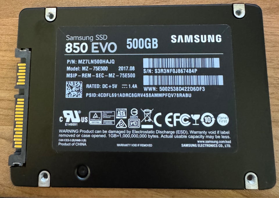 Samsung, 500 GB, God