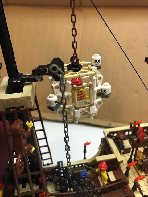 Lego Pirates hjemmelavet skib