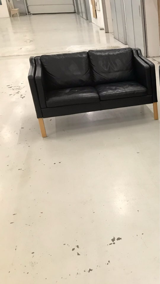 Sofa, læder, 2 pers.