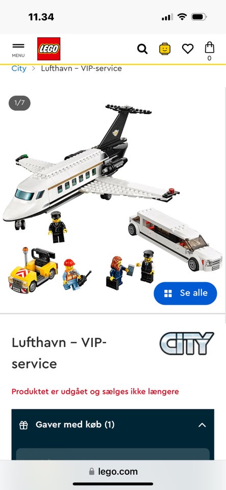 Lego City 60102 Lufthavn VIP