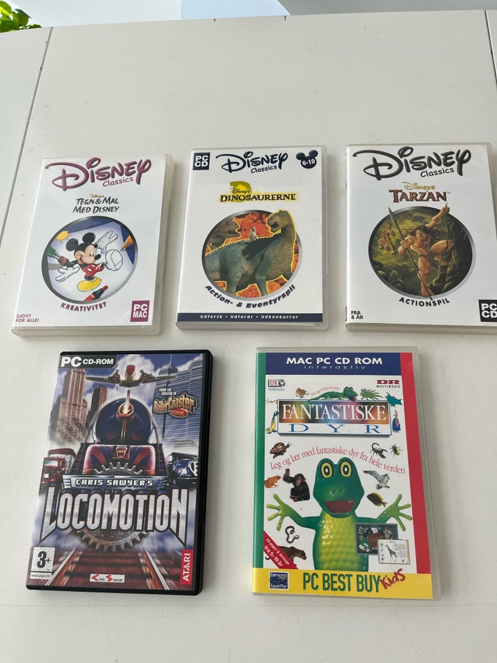 Disney m.fl. PC-spil, til pc, anden