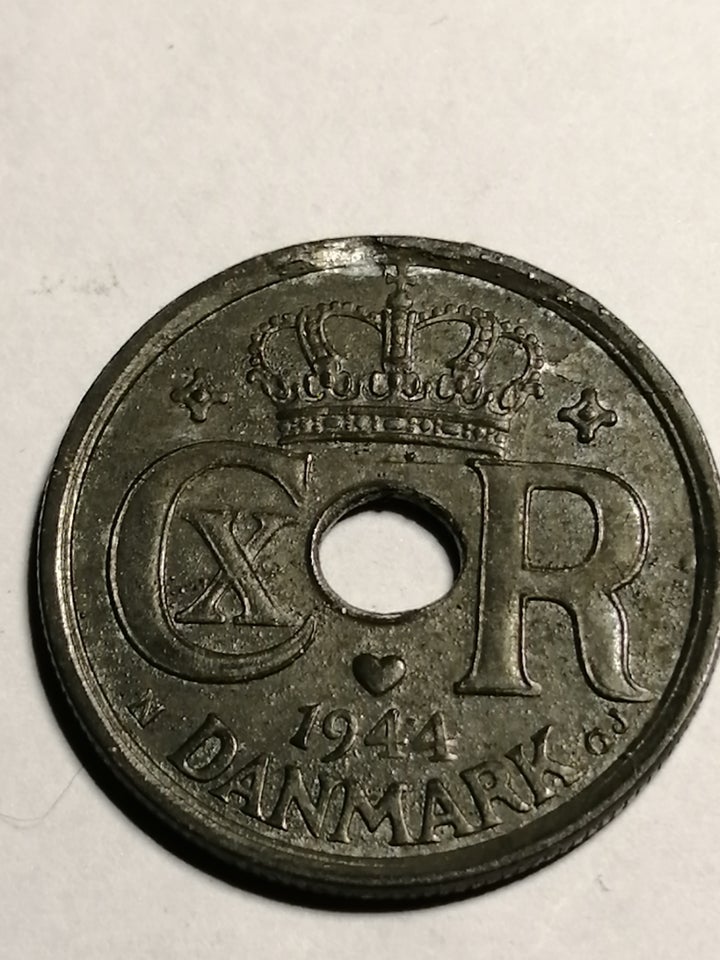 Danmark, mønter, 25 øre