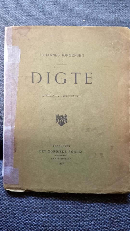 Digte 1894-1898, Johannes