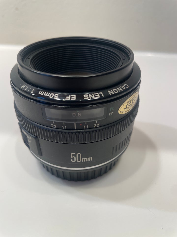 Lens, Canon, EF 50 mm 1:1,8