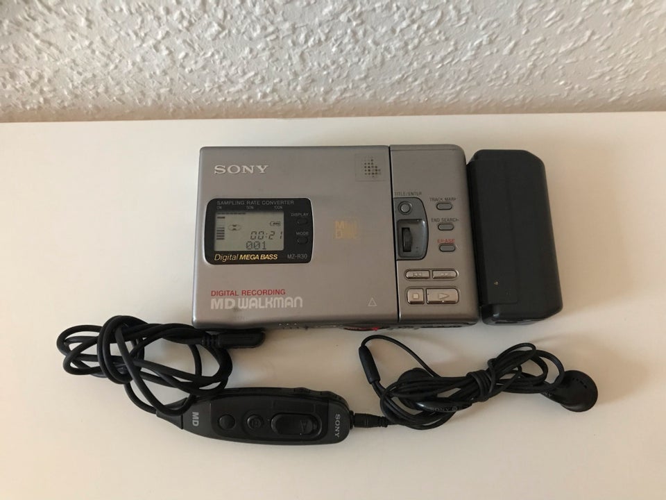 Bærbar minidisc, Sony, MZ-R30