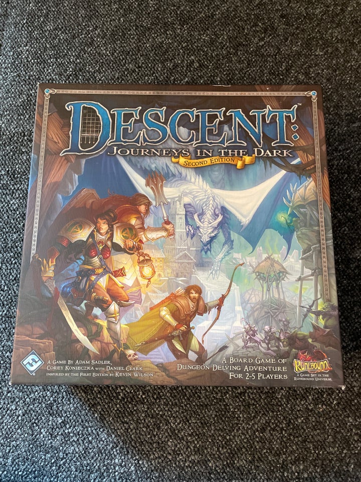 Descent second edition, brætspil