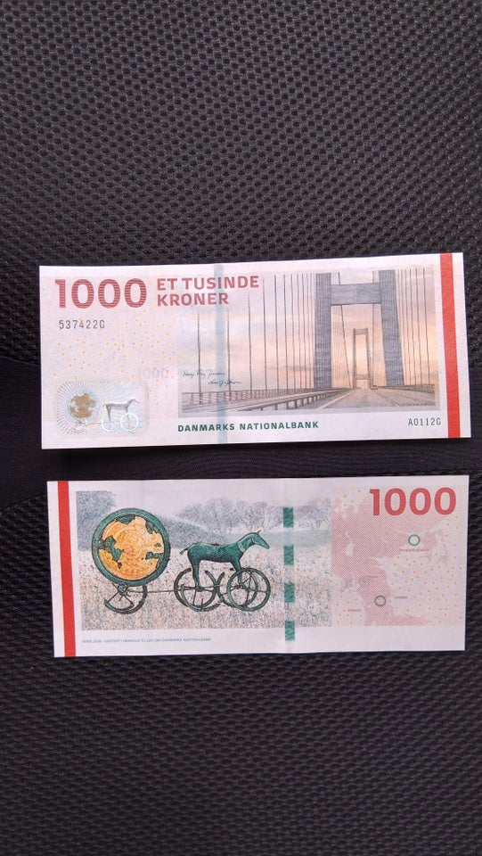 Danmark sedler 1000 kr