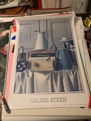 Plakat Erling Steen  motiv: