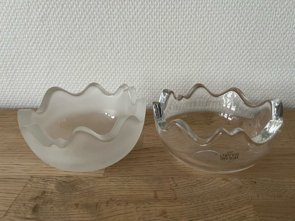 Glas, 2 bonbonniere skåle,