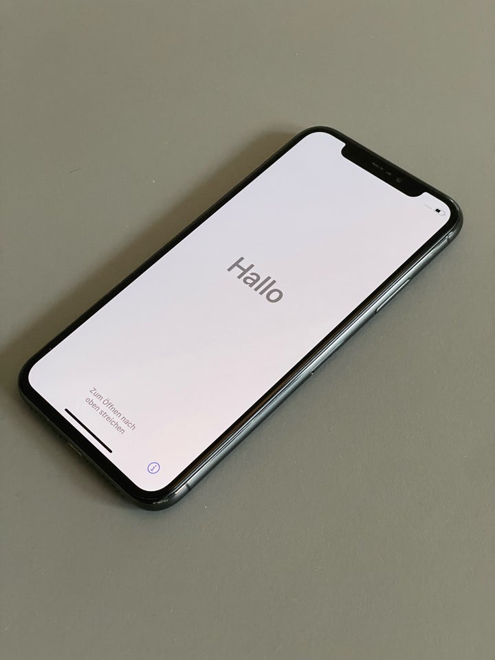 iPhone X, 256 GB, sort