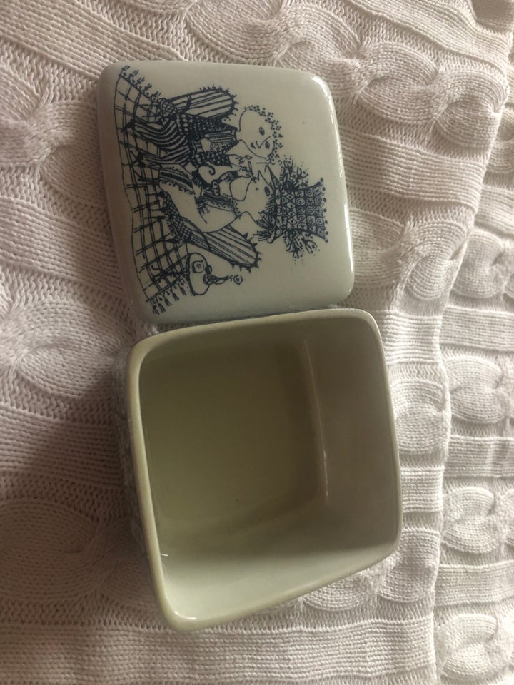 Porcelæn, Skål med låg, Bjørn