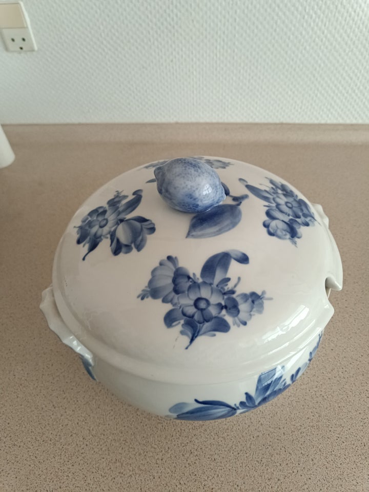 Porcelæn, Terrin, Blåblomst