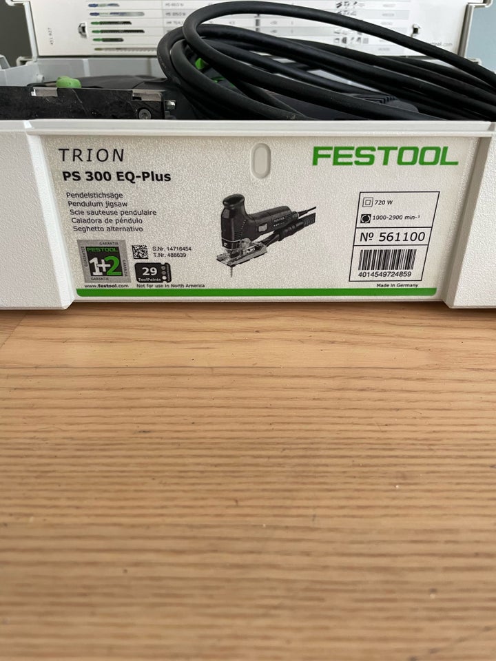 Stiksav, Festool PS 300 EQ-Plus