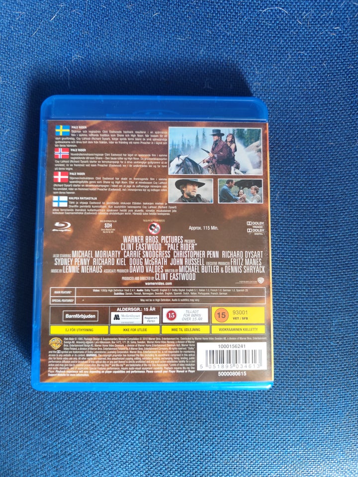 Pale rider, Blu-ray, western