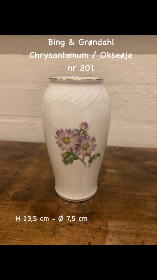 Vase BG - Chrysantemum