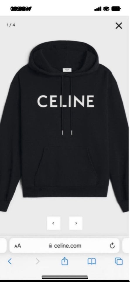 Hættetrøje, Celine, str. XXL