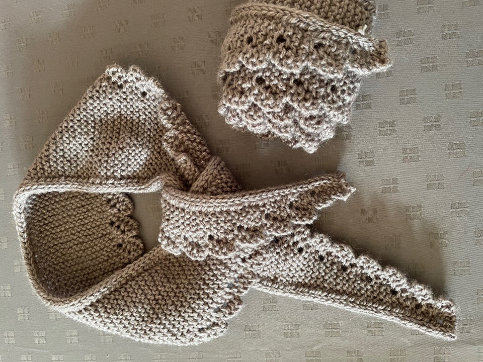 Tørklæde, Håndstikket, Scarf