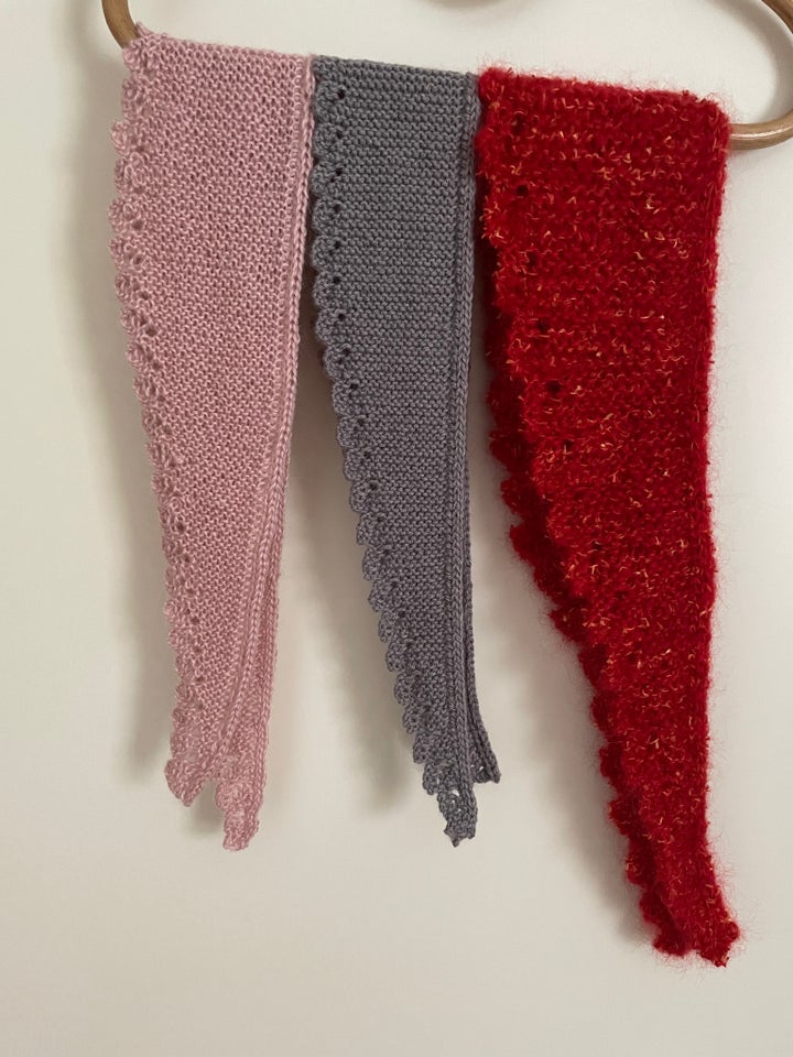 Tørklæde, Håndstikket, Scarf