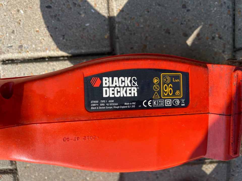 Hækkeklipper, Black og decker til