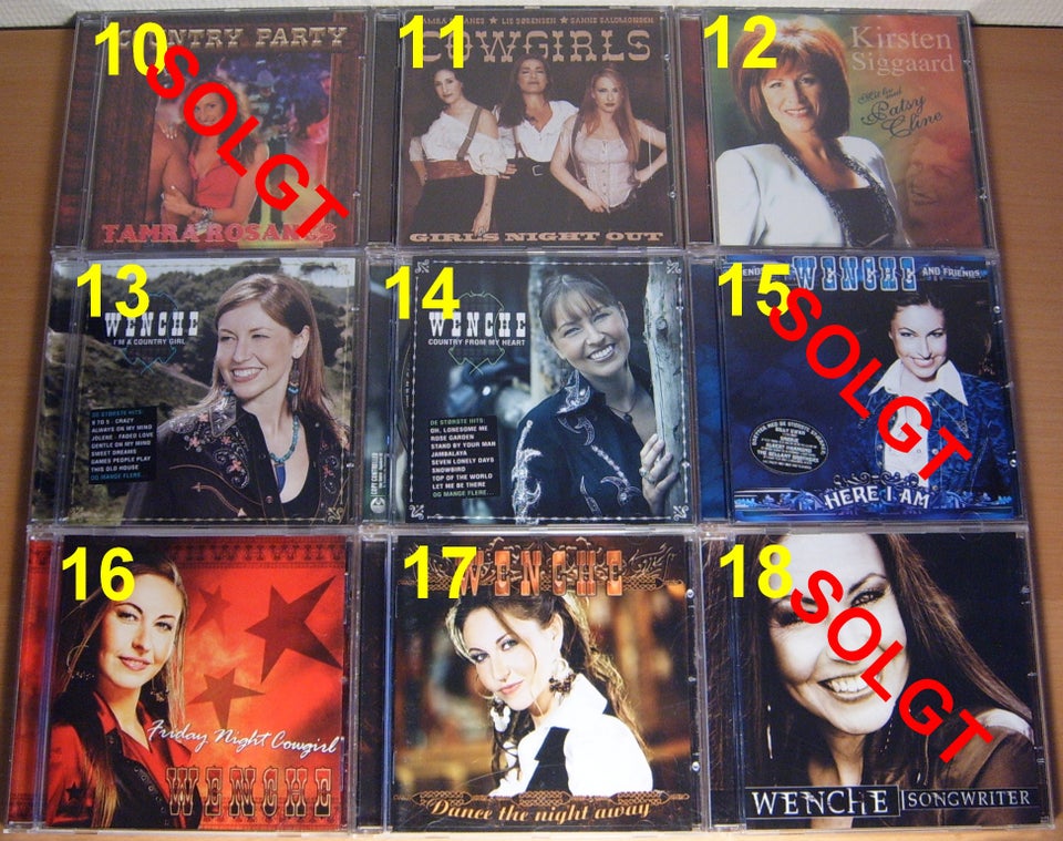 Various: Country CD-albums,