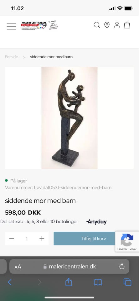 Skulptur Lavida motiv: Mor