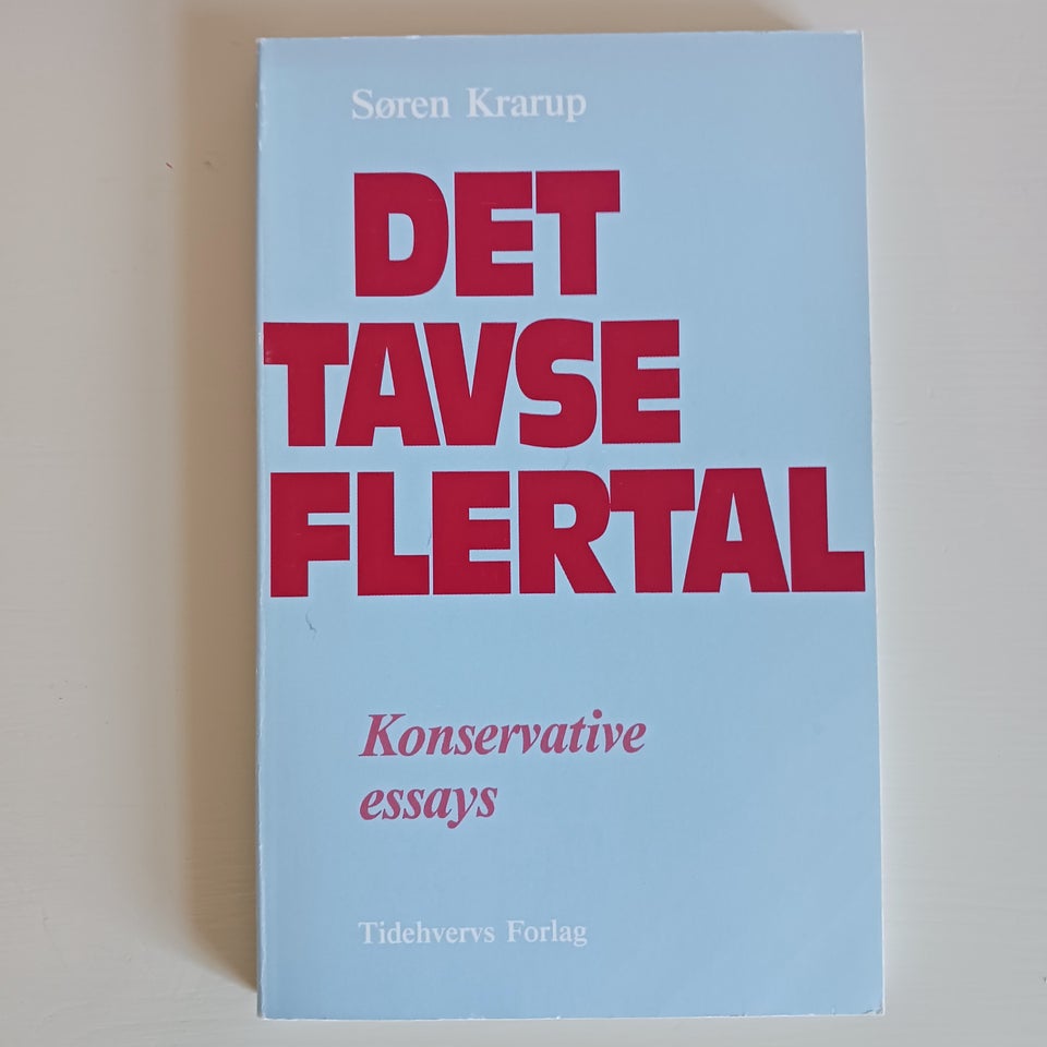 DET TAVSE FLERTAL - Konservative