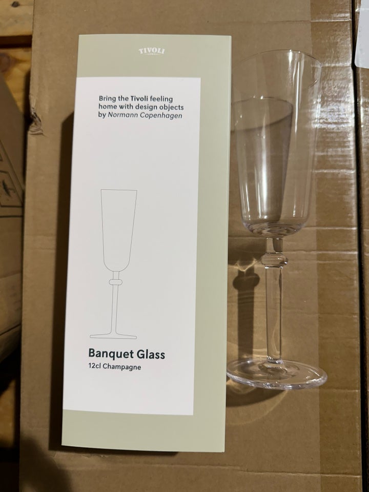 Glas Øl- eller champagneglas