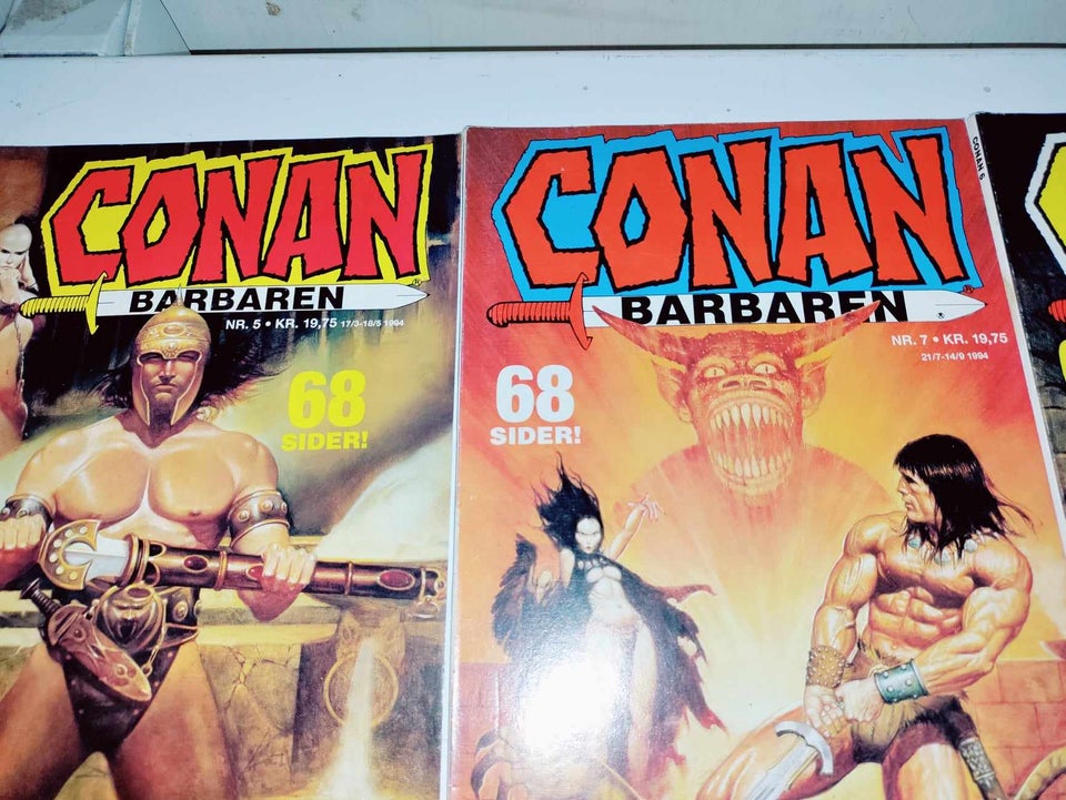 Bøger og blade, conan barbaren