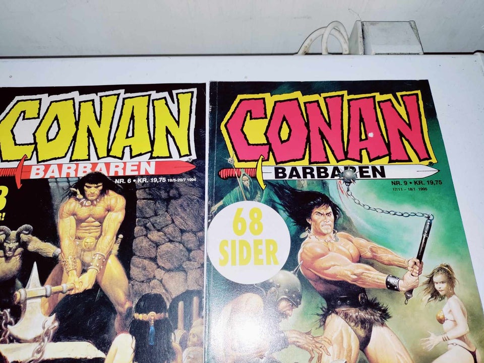 Bøger og blade, conan barbaren