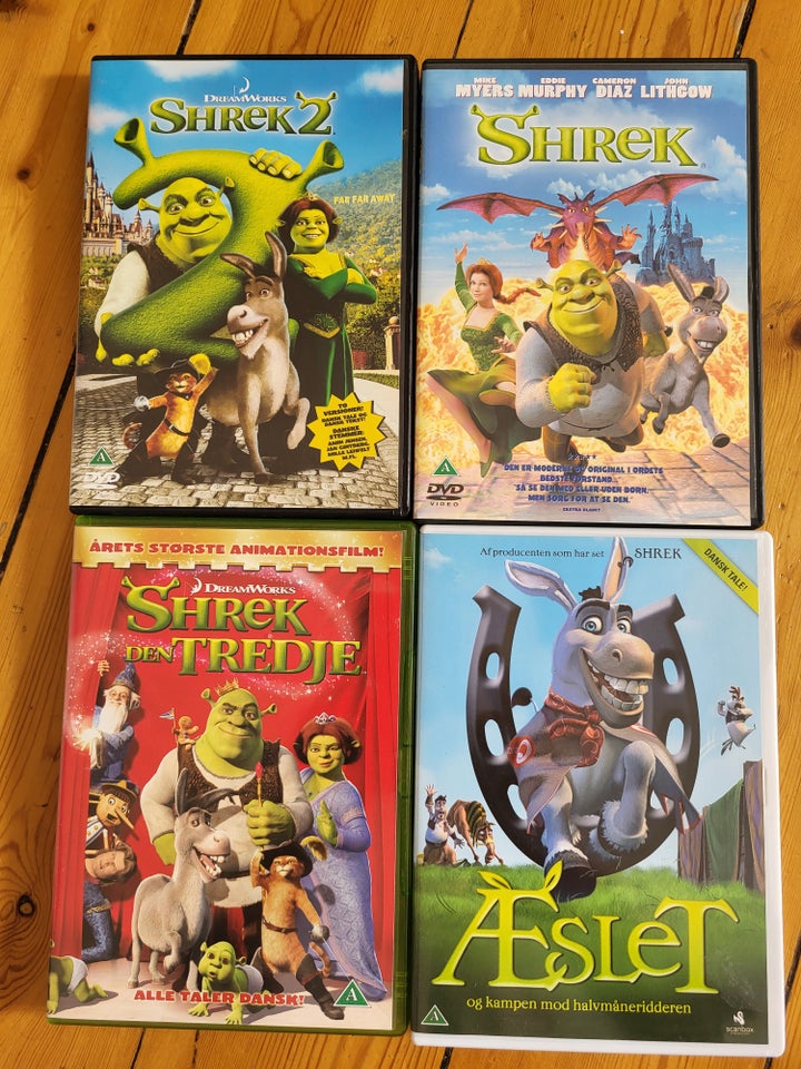 Shrek , DVD, tegnefilm