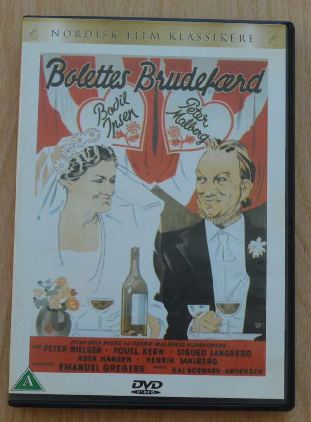 Bolettes brudefærd, DVD, komedie