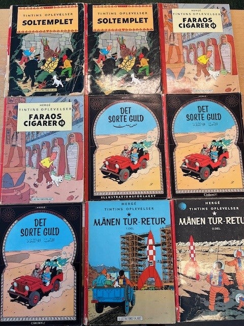 Tintin, Herge, Tegneserie