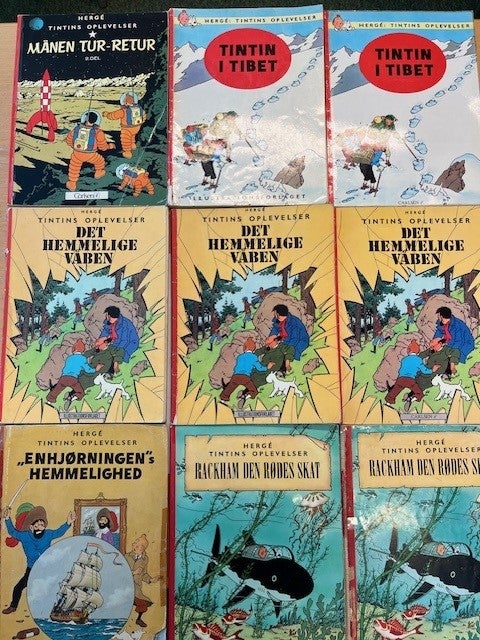 Tintin, Herge, Tegneserie