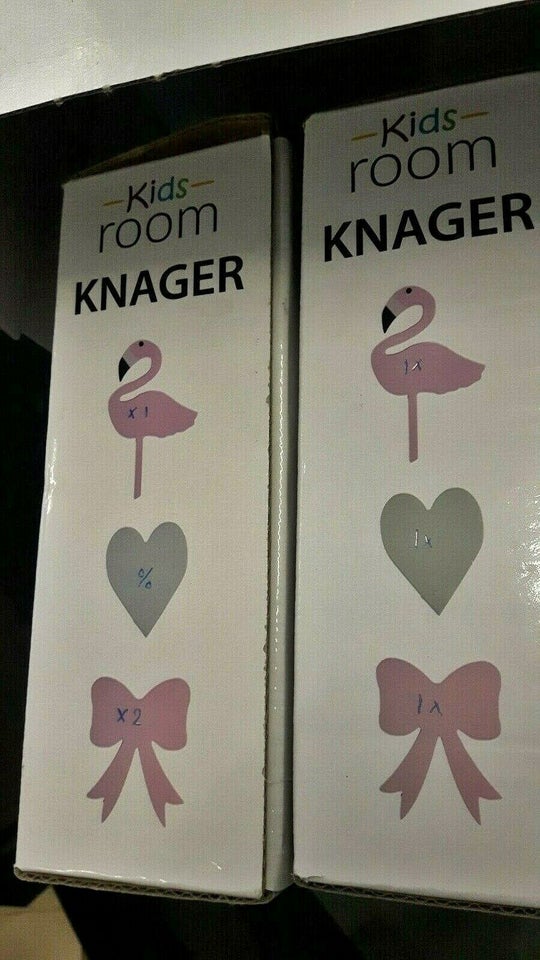 Knage Kids Room knager nye 2 æsker