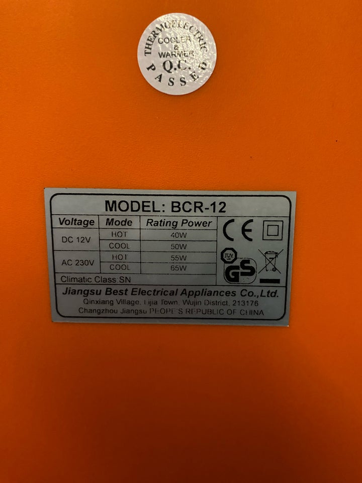 Mini Cooler, andet mærke BCR-12, 12