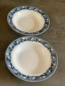 Porcelæn Dybe tallerkner 