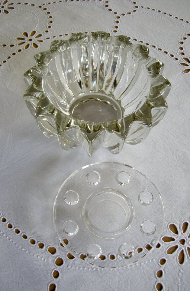 Glas Vintage krystalskål 1930s