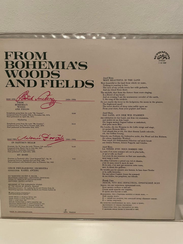 LP, Bedrich Smetana , From