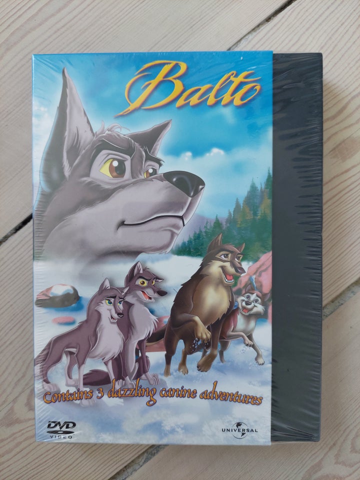 Uåbenet Balto DVD boks DVD