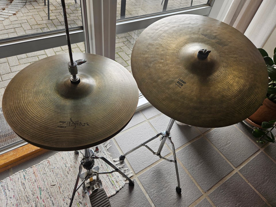 Hi-hat, ZILDJIAN 14" New Beat og 20"