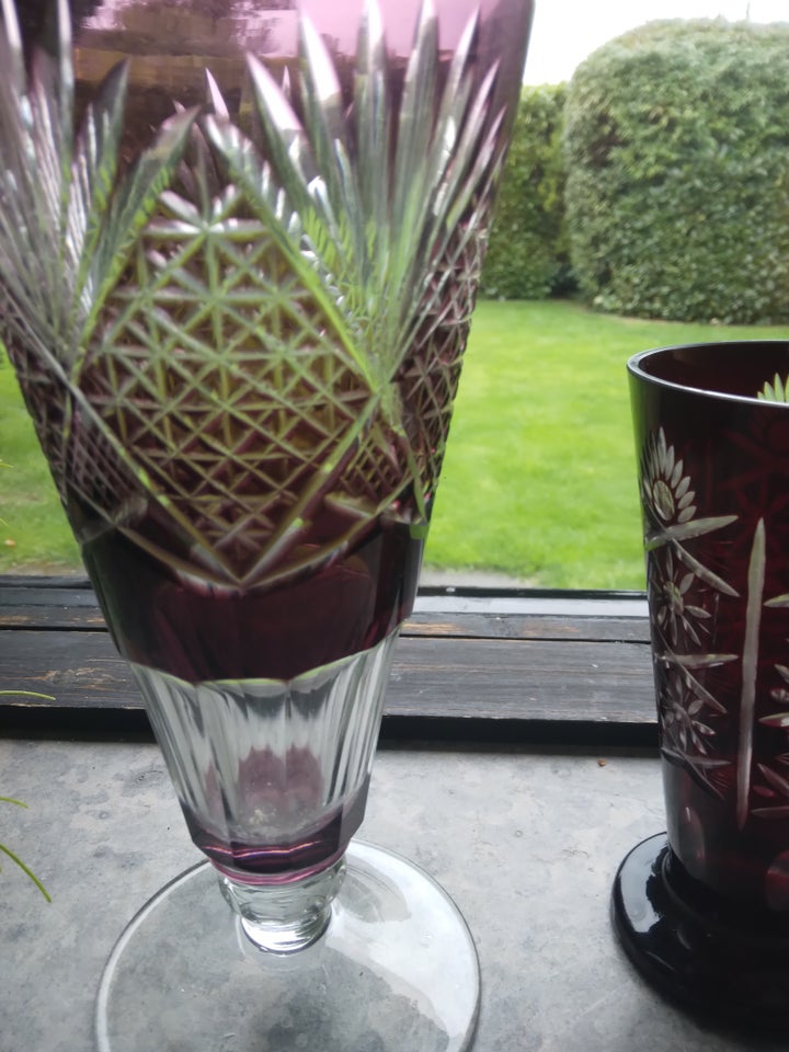 Glas Karaffel samt vase